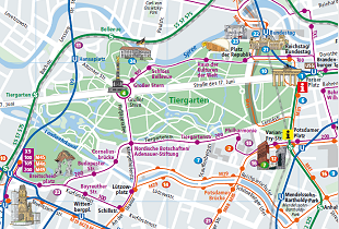 Flyer touristique de Berlin