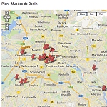 Carte interactive des Musées de Berlin