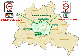 Umweltzone Berlin, la Zone verte à Berlin