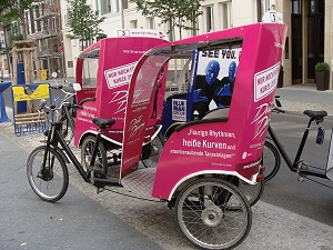 Berliner Velotaxi, Velo taxi à Berlin