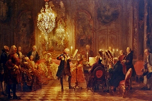Alte Nationalgalerie, Flötenkonzert, Adolph von Menzel