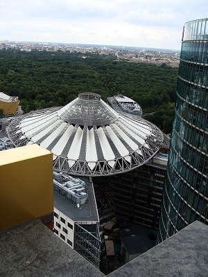 Sony Center am Potsdamer Platz, le Sony Center sur la Potsdamer Platz