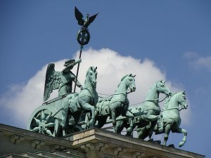 Porte de Brandebourg, Brandenburger Tor, Quadriga