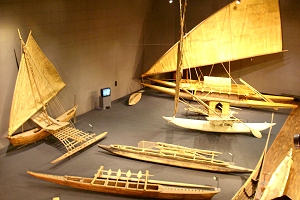 Ethnologisches Museum Berlin-Dahlem, Sammlung Ozeanien, Boote, le Musée d'éthnologie de Berlin-Dahlem, Collection océanienne, bateaux