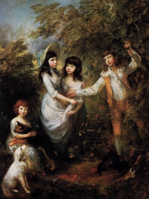 Les enfants Marsham, Thomas Gainsborough, Gemäldegalerie Berlin, englische Malerei