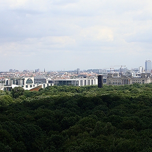 Grosser Tiergarten in Berlin, Spreebogen, Band des Bundes, le Parc du Tiergarten à Berlin, le Coude de la Sprée, le Ruban fédéral, le Quartier gouvernemental