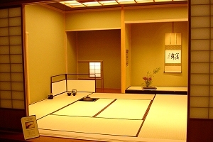 Japanisches Teehaus, Museum für asiatische Kunst, pièce traditionnelle dédiée au cérémonial du thé, Musée d'art asiatique