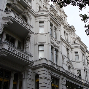 Gründerzeit Gebäude am Ku'damm, Immeuble des Années de Fondation sur le Kurfürstendamm