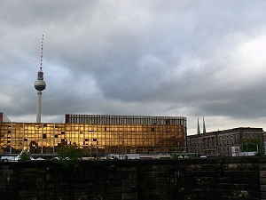 Le Palais de la République avant sa démolition, Palast der Republik