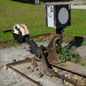 Park am Gleisdreieck, aiguillage