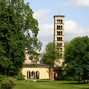 Friedenskirche, l'Eglise de la Paix dans le Parc de Sans-Souci à Potsdam
