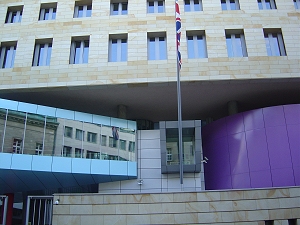 Britische Botschaft, l'ambassade du Royaume-Uni
